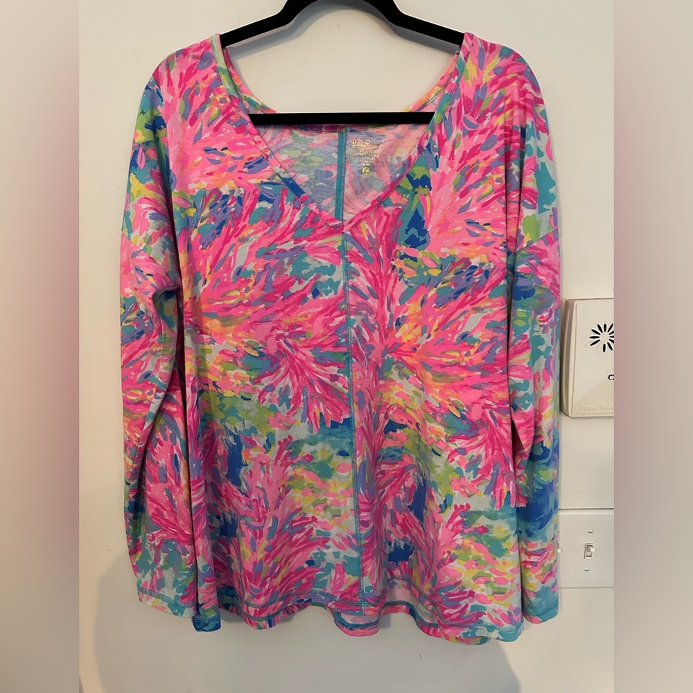 Lilly Pulitzer Colorful Long Sleeve Tee